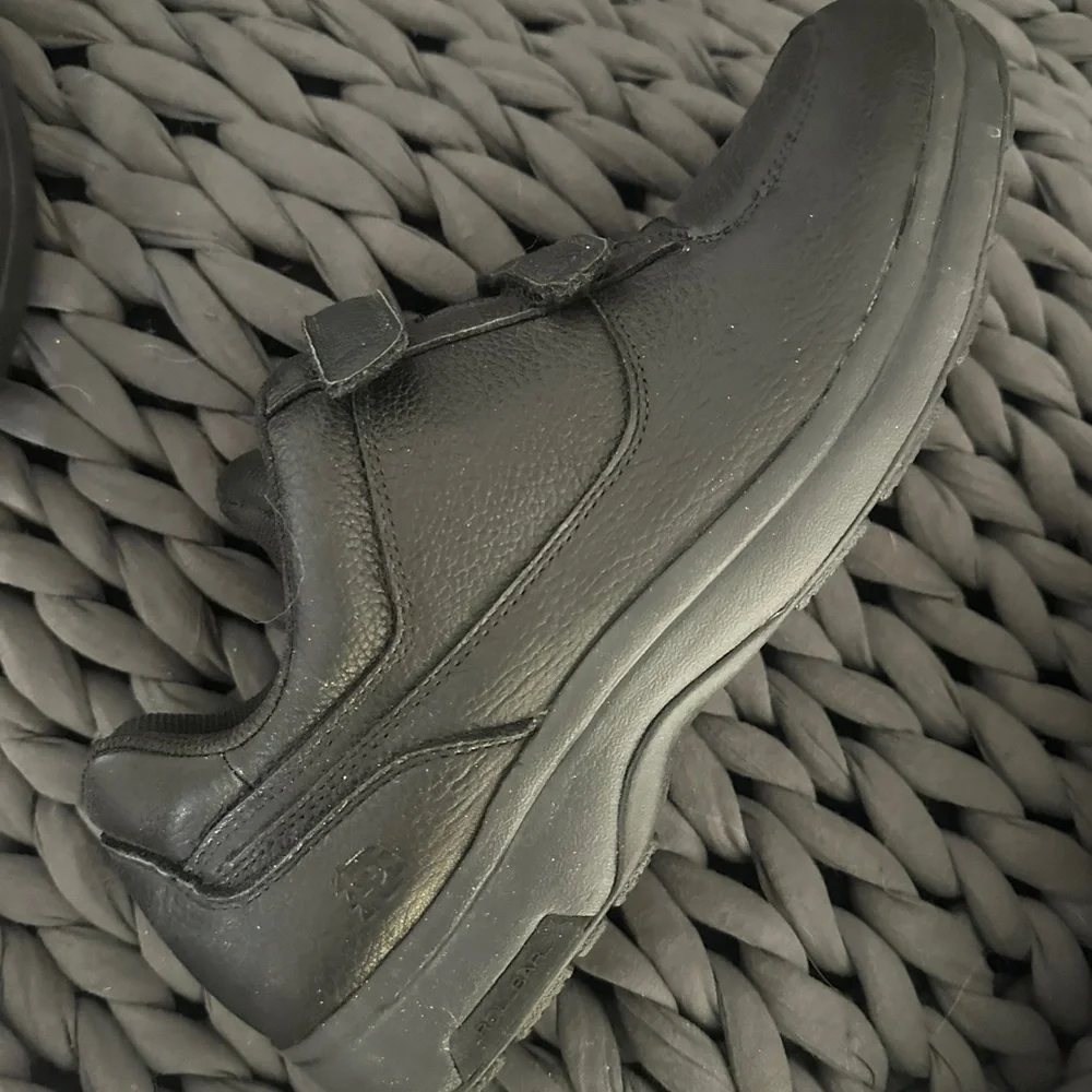 Dunham Black New Balance Winslow‎ Leather Velcro Oxford Sneakers 15 USA